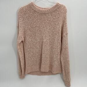 MADEWELL Open Knit Layering Sweater Size S Pullover Wool Blend Oversized Slouchy